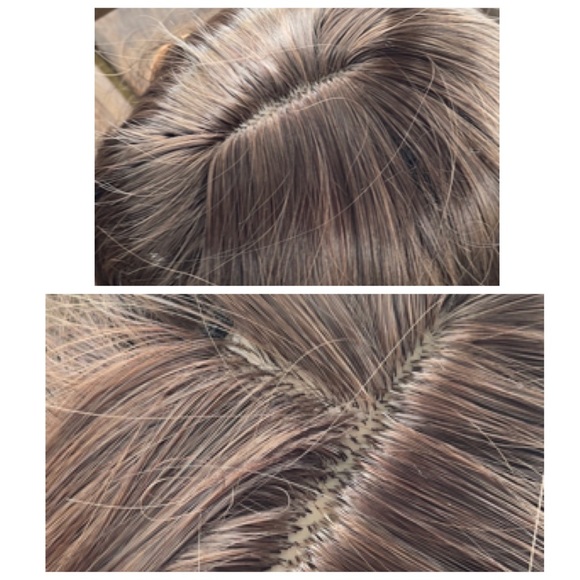 copper ombré wig pretty wig dark brown balayage waves 26 inch long NWT - Picture 14 of 16